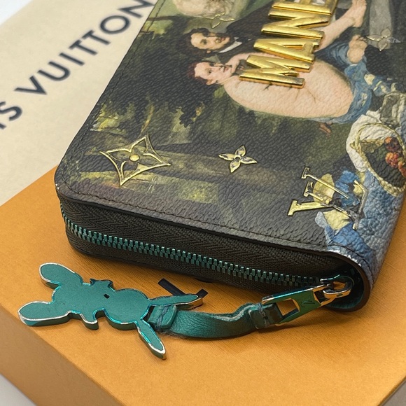 Louis Vuitton x Jeff Koons Masters Collection Manet Limited Edition Zippy Wallet - Picture 7 of 16